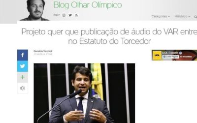 UOL – Projeto quer que publicação de áudio do VAR entre no Estatuto do Torcedor