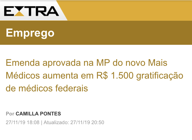 Coluna Servidor – Emenda de Dr. Luizinho aprovada