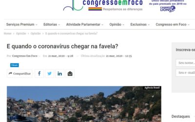 E quando o coronavírus chegar na favela?