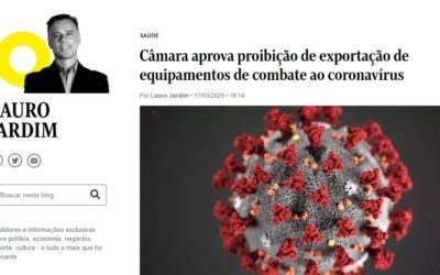 Câmara aprova proibição de exportação de equipamentos de combate ao coronavírus