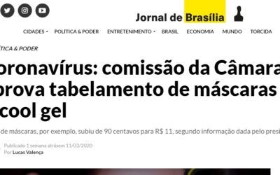 Coronavírus: comissão da Câmara aprova tabelamento de máscaras e álcool gel
