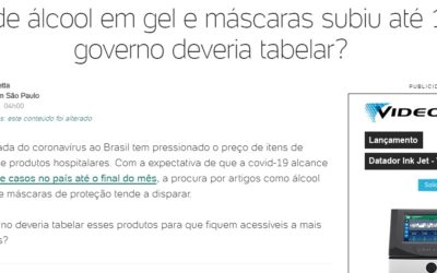 Preço de álcool em gel e máscaras subiu até 161%; governo deveria tabelar?