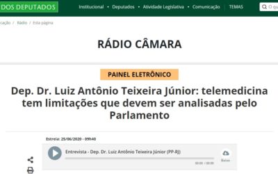 “Telemedicina tem limitações que devem ser analisadas pelo Parlamento”