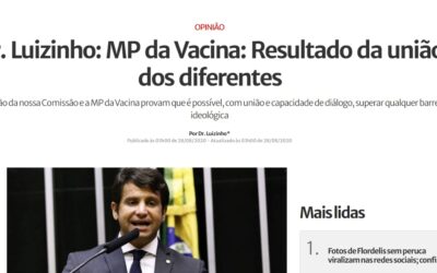 Dr. Luizinho: MP da Vacina: Resultado da união dos diferentes