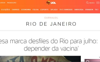 Liesa marca desfiles do Rio para julho: ‘Vai depender da vacina’