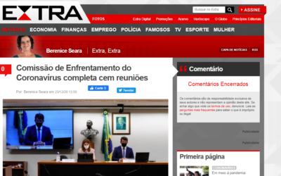 Comissão de Enfrentamento do Coronavírus completa cem reuniões