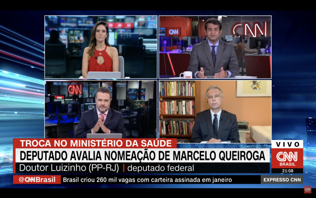 Deputado Dr. Luizinho comenta nomeação de novo ministro da Saúde – Expresso CNN