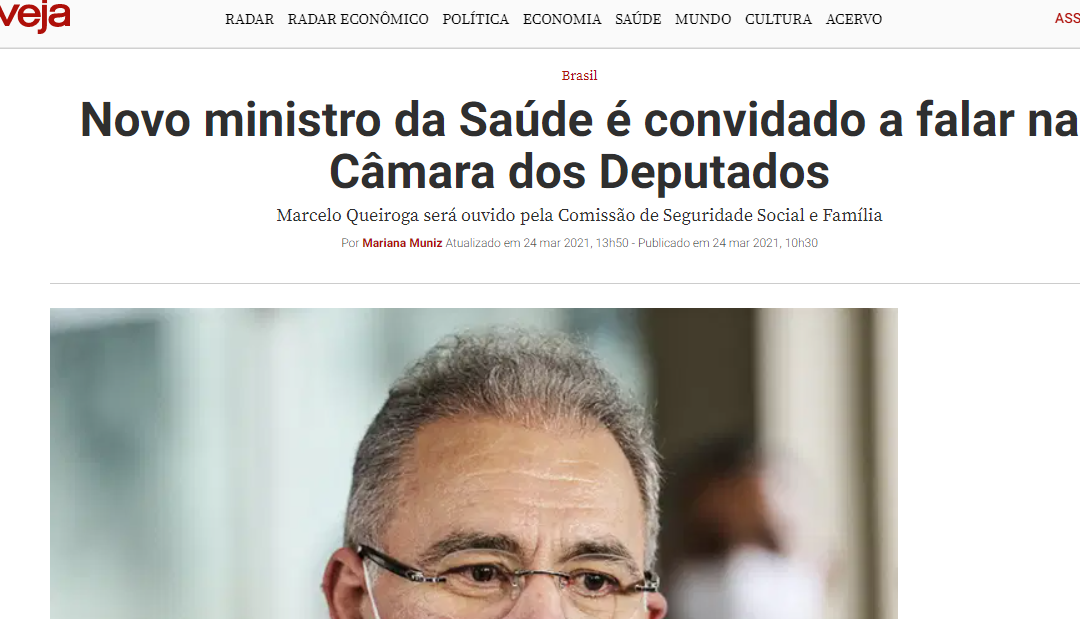 Novo ministro da Saúde é convidado a falar na Câmara dos Deputados