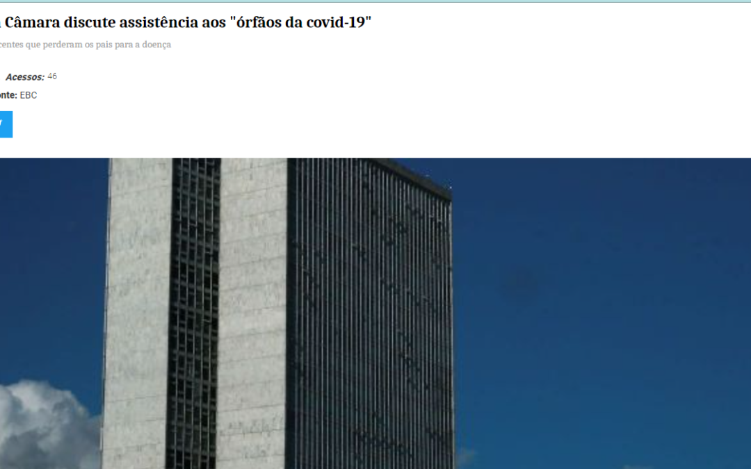 Comissão da Câmara discute assistência aos “órfãos da covid-19”